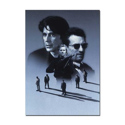 Heat Movie Poster | Official Cinema Wall Art – Film Prints A4 A3