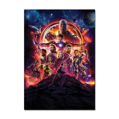 The Avengers (Infinity War) Movie Poster | Marvel Wall Art – Movie Print A4 A3