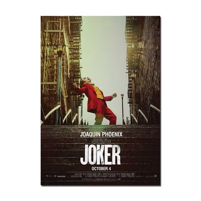 Joker Movie Poster | Official Cinema Wall Art – Film Prints A4 A3