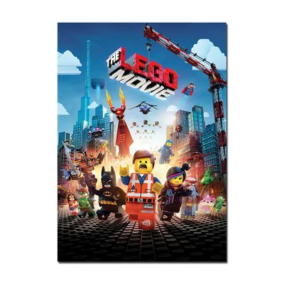 The Lego Movie Poster | Official Cinema Wall Art – Film Prints A4 A3
