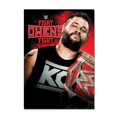 WWE Superstar Kevin Owens Poster | Official WWE Wall Art A4 A3