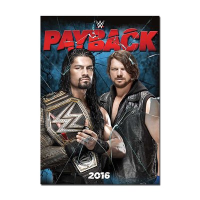 WWE Payback 2016 Event Poster | Official WWE Wall Art A4 A3