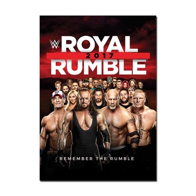 WWE Royal Rumble 2017 Event Poster | Official WWE Wall Art A4 A3