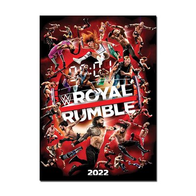 WWE Royal Rumble 2022 Event Poster | Official WWE Wall Art A4 A3
