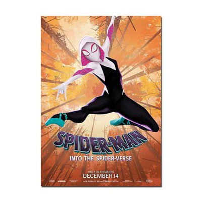 Into The Spider-Verse (Spider-Gwen) Movie Poster | Official Cinema Wall Art A4 A3