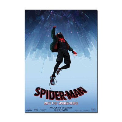 Into The Spider-Verse Movie Poster | Official Cinema Wall Art – A4 A3