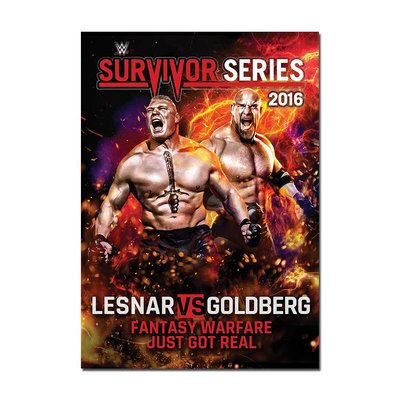 WWE Survivor Series 2016 Event Poster | Official WWE Wall Art A4 A3