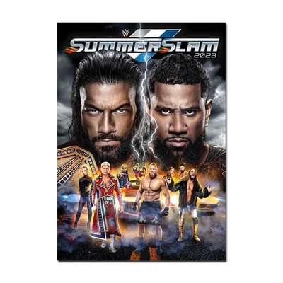 WWE SummerSlam 2023 Event Poster | Official WWE Wall Art A4 A3