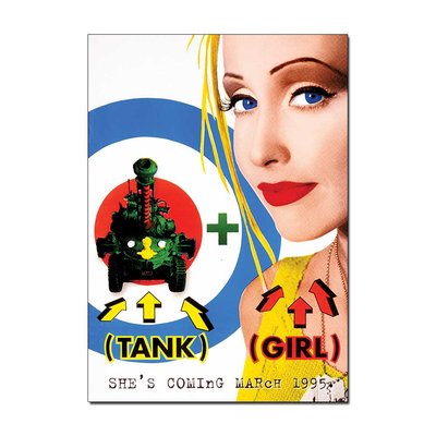 Tank Girl (Varient) Movie Poster | Official Cinema Wall Art – Film Prints A4 A3