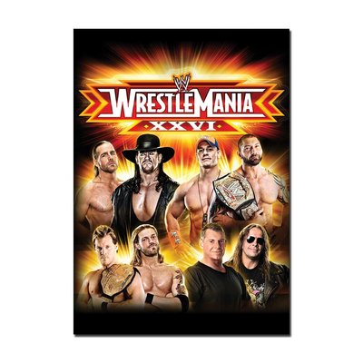 WWE WrestleMania 26 Poster | Classic & Official Wrestling Event Wall Art A4 A3