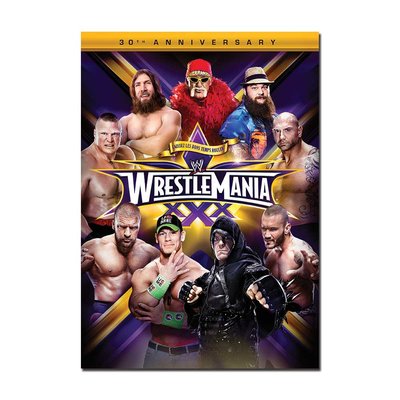WWE WrestleMania 30 Poster | Classic & Official Wrestling Event Wall Art A4 A3