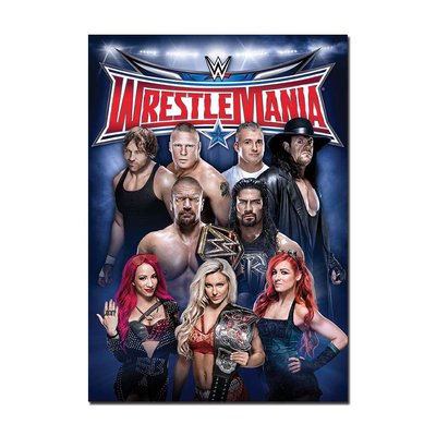 WWE WrestleMania 32 Poster | Classic & Official Wrestling Event Wall Art A4 A3
