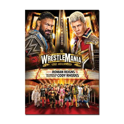 WWE WrestleMania 39 Poster | Classic & Official Wrestling Event Wall Art A4
