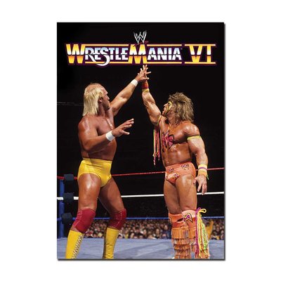 WWE WrestleMania 6 Poster | Classic & Official Wrestling Event Wall Art A4 A3