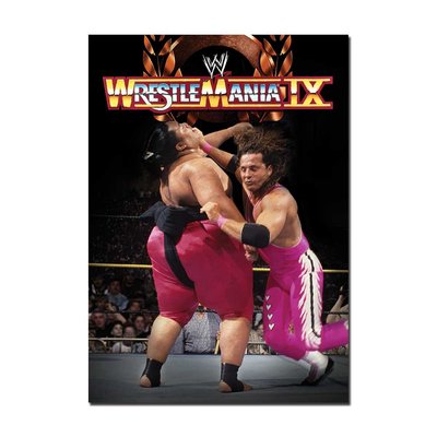 WWE WrestleMania 9 Poster | Classic & Official Wrestling Event Wall Art A4 A3