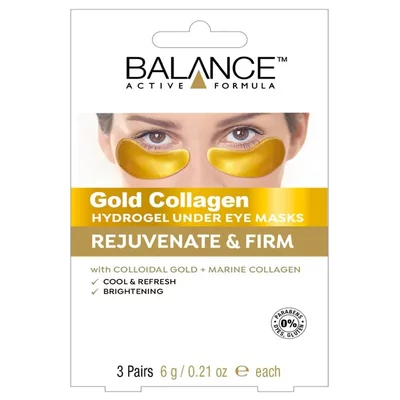 Balance Gold + Marine Collagen Hydrogel Under Eye Mask - 3 Pairs