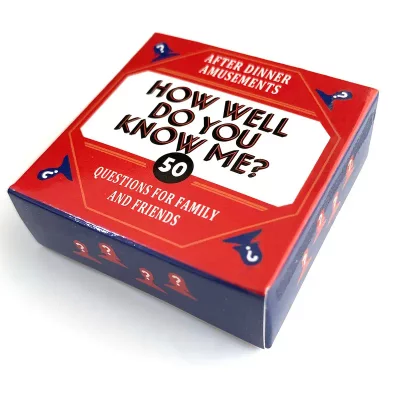 How Well Do You Know Me? - Family & Friends Game Night Card Game with 50 Fun Questions