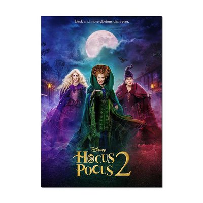Hocus Pocus 2 Movie Poster | Official Art Print A3 A4