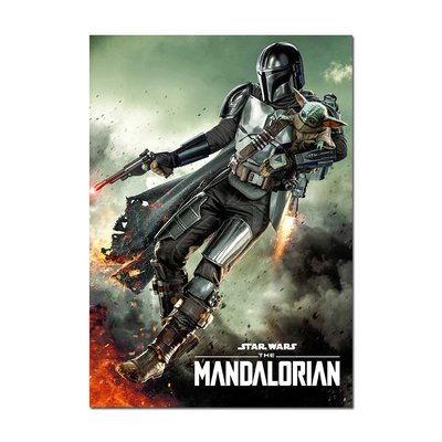 Star Wars - The Mandalorian Series Movie Poster | Official Art Print A3 A4