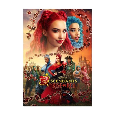 Descendants: The Rise of Red Movie Poster | Official Art Print A3 A4