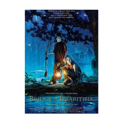 Bridge To Terabithia Movie Poster | Official Art Print A3 A4