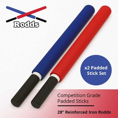 Iron Rodds Padded Sticks | Competition Grade Reinforced - Premium Full-Contact Training Sticks