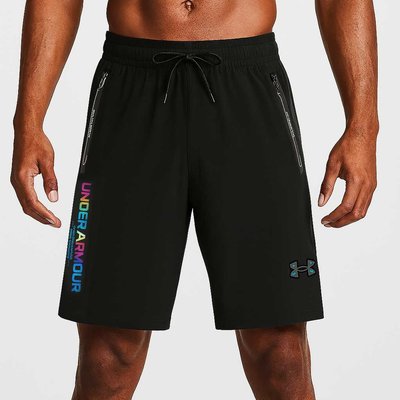 Under Armour HeatGear | Men’s Holographic Logo Black Training Shorts