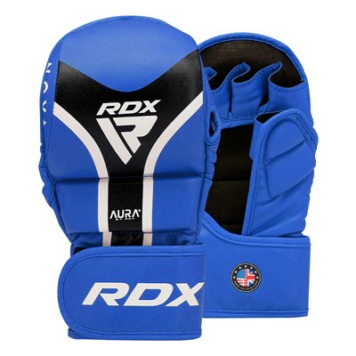 RDX Grappling Gloves - Shooter AURA PLUS T-17 | Blue Small