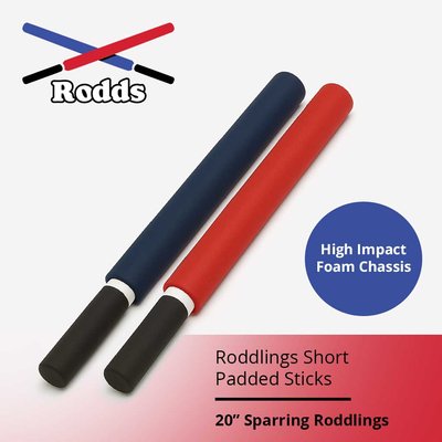 Roddlings Short 20" Padded Sticks | Sparring Grade - Premium Full-Contact Training Sticks