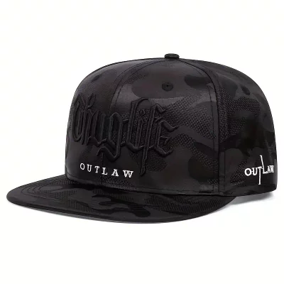 Thug Life "Outlaw" Camo Snapback Cap
