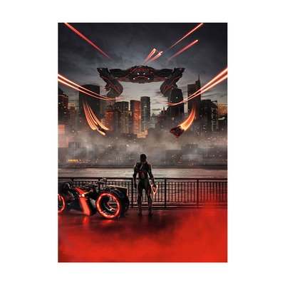Tron Aires Movie Poster | Official Art Print A3 A4