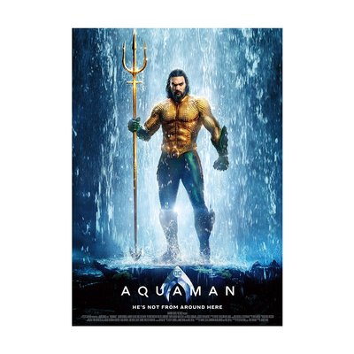 Aquaman Movie Poster | Official Art Print A3 A4