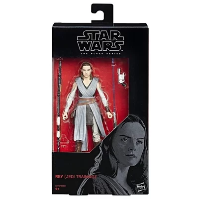 Star Wars Black Series Rey (Jedi Training) 6” Figure – Wave 12 – Slight Packaging Wear