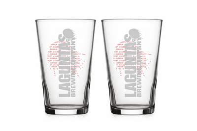 Lagunitas Brewing Company Pint Glasses – Set of 2