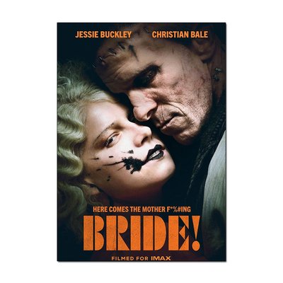 Here Comes The Mother F**king Bride - Movie Poster | Official Game Print A3 A4