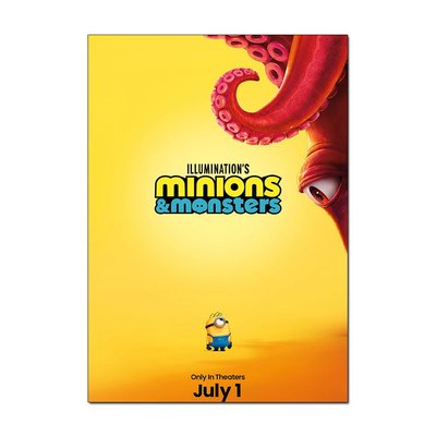 Minions & Monsters - Movie Poster | Official Game Print A3 A4
