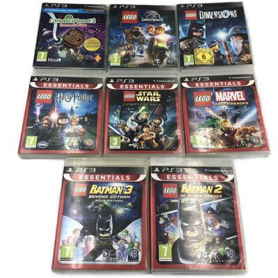 LEGO + LittleBigPlanet 2 - 8 GAMES BUNDLE (PlayStation 3)