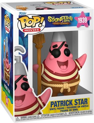 Funko POP! Patrick Star Pirate #1939 SpongeBob Movie Vinyl Figure