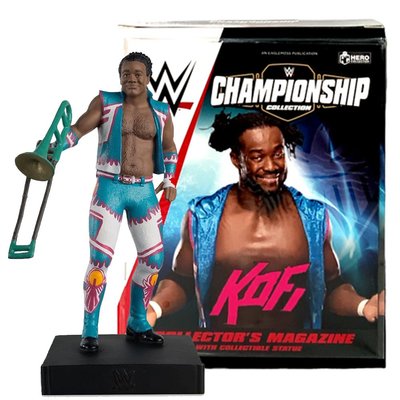 WWE Championship Collection | Xavier Woods with Magazine by Eaglemoss Hero Collector