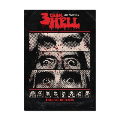 3 From Hell (Rob Zombie) – Movie Poster | Official Art Print A3 A4