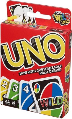 UNO Wild Card Game – Family Party Game with Customisable Wild Cards