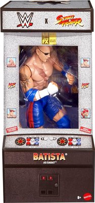 WWE x Street Fighter Batista As Sagat Action Figure