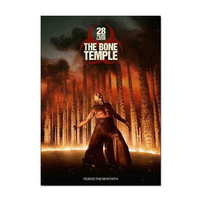 28 Years Later - The Bone Temple Horror Movie Poster | Official Wall Art A4 A3