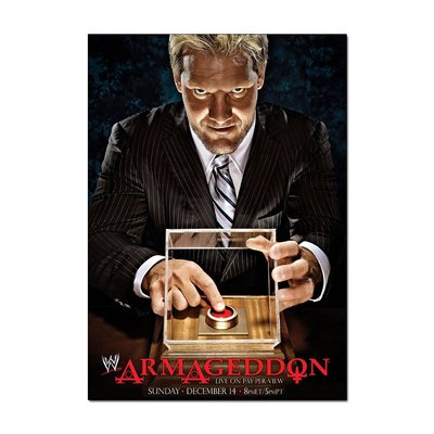 WWE Armageddon 2008 Event Poster | Official Wall Art A4 A3
