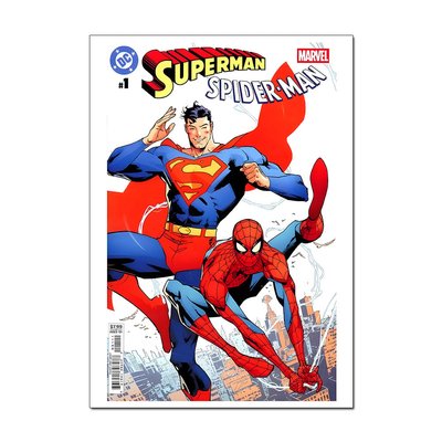 Superman & Spider-man Comic Book Poster v2 | Classic & Official Wall Art A4 A3