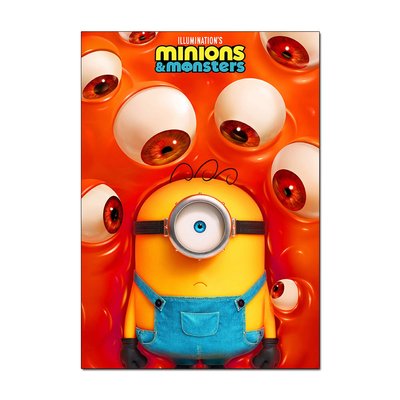 Minions & Monsters Movie Poster | Official Wall Art A4 A3