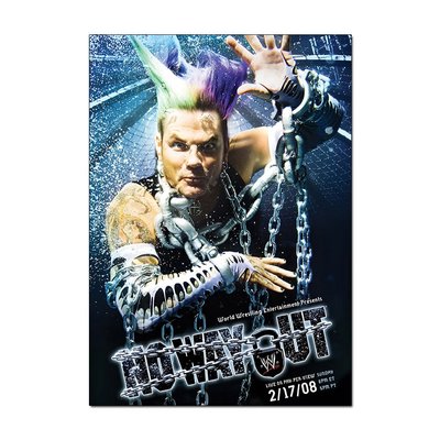 WWE No Way Out 2008 Event Poster | Official Wall Art A4 A3