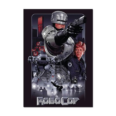 RoboCop V3 Retro Movie Poster | Official Wall Art A4 A3
