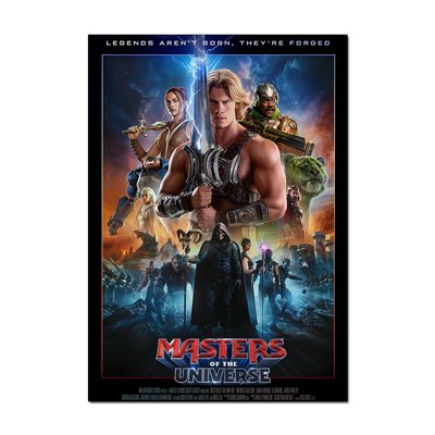 Masters of the Universe - He-man Movie Poster | Official Wall Art A4 or A3 Size
