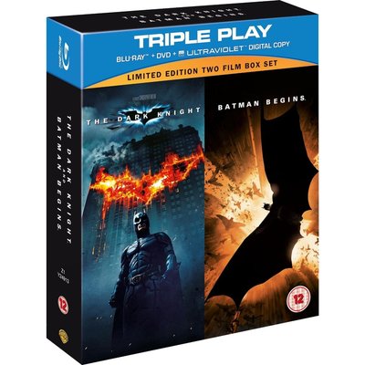 Batman Begins / The Dark Knight - Triple Play (Double Blu-ray)